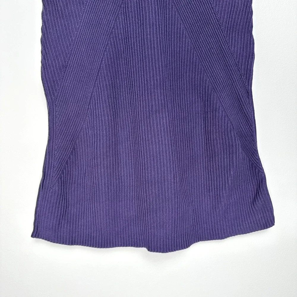 Peruvian Connection Lilias‎ Knit Sleeveless Dress Pima Cotton Purple XS